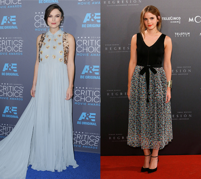 Κίρα Νάιτλι και Έμα Γουάτσον πωλούν τα ρούχα τους για καλό σκοπό