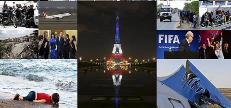 Τα πιο συγκλονιστικά γεγονότα του 2015 σε λίγα δευτερόλεπτα – ΒΙΝΤΕΟ