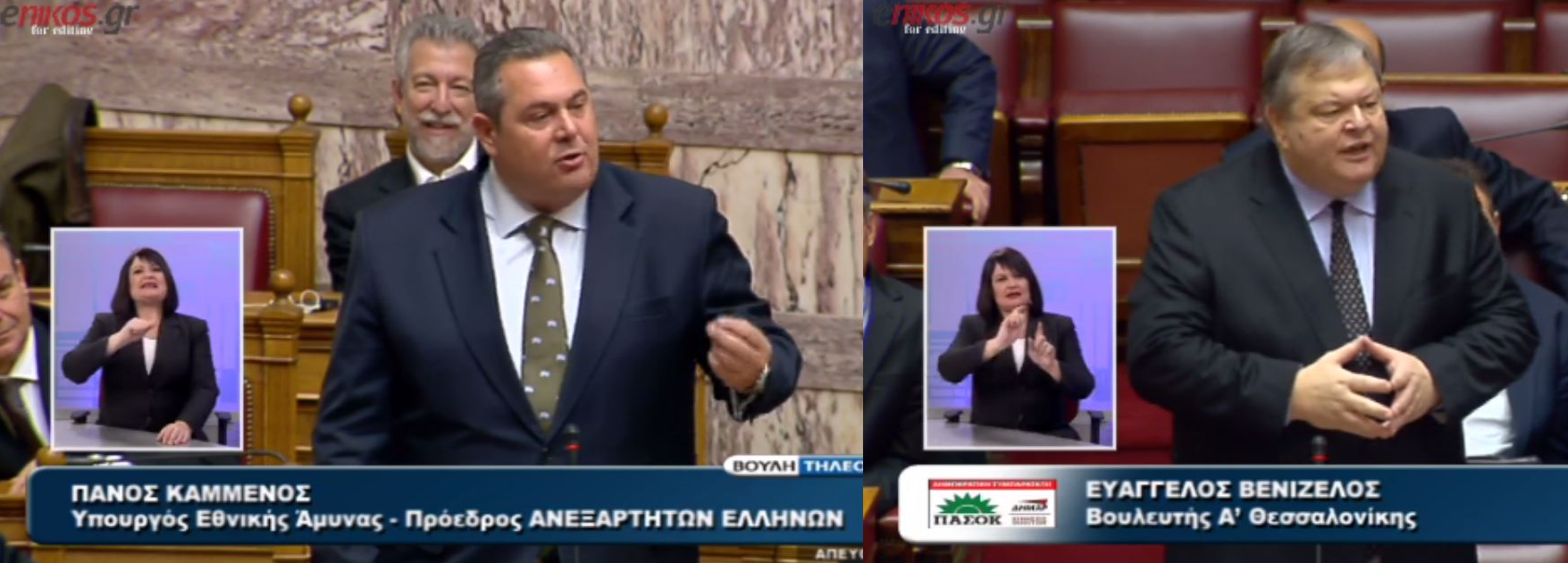 Κόντρα Καμμένου – Βενιζέλου για τα υποβρύχια και τα ναυπηγεία – ΒΙΝΤΕΟ