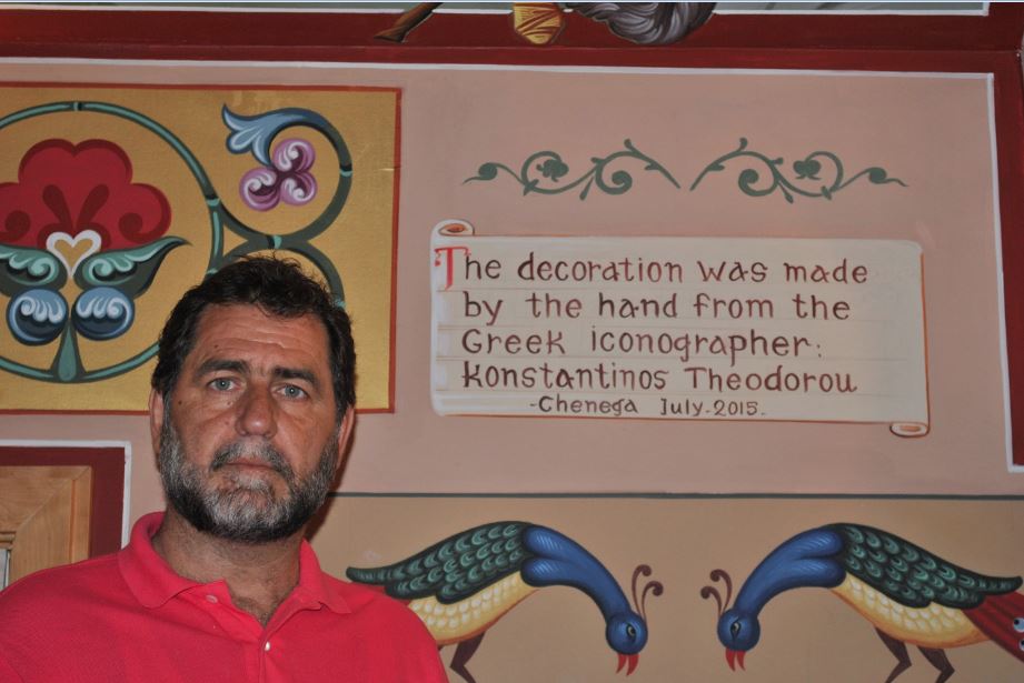 Λαρισαίος αγιογράφησε την πρώτη ορθόδοξη εκκλησία στον Βόρειο Πόλο – ΦΩΤΟ