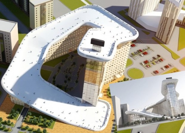 Μια πίστα σκι σε… πολυκατοικία