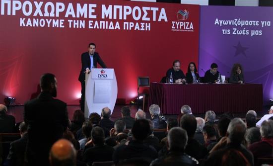 Τσίπρας: Μηνύματα με πολλαπλούς αποδέκτες από την Κ.Ε.