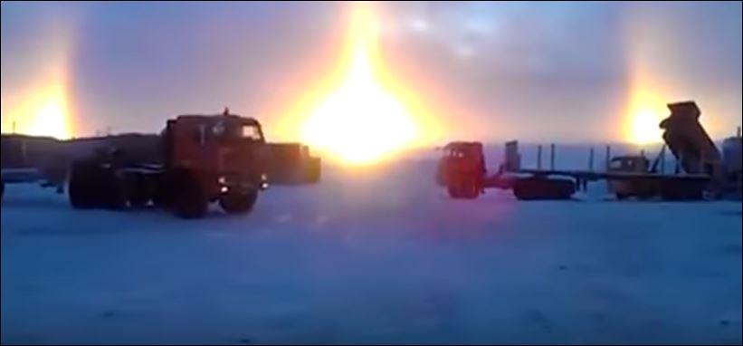 Τρεις Ήλιοι ανέτειλαν στη Σιβηρία – ΒΙΝΤΕΟ