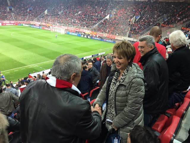 Γιακουμάτος και Γεροβασίλη μαζί στο γήπεδο – ΦΩΤΟ