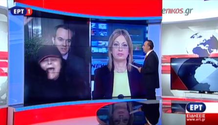 Η εισβολή της Λουκά στο “ζωντανό” της ΕΡΤ και η αντίδραση του Χαρίτου – ΒΙΝΤΕΟ