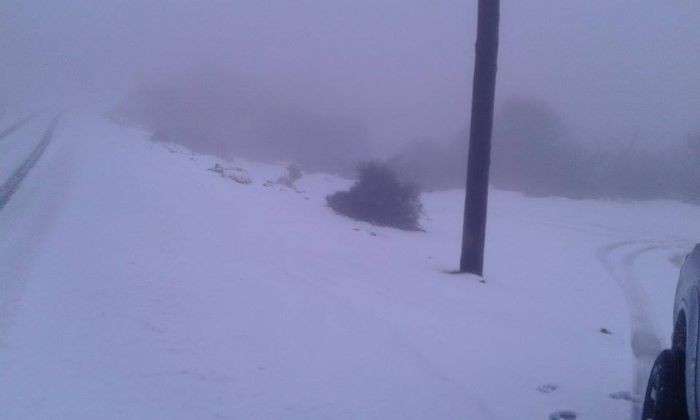 Στα… λευκά ο Ψηλορείτης – Έπεσαν τα πρώτα χιόνια – ΦΩΤΟ