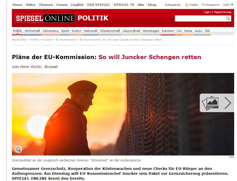 Spiegel: Σχέδιο Γιούνκερ για δράση της FRONTEX ακόμη και παρά τη θέληση των κυβερνήσεων