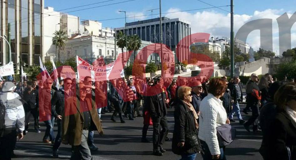Στη Βουλή η πορεία του ΠΑΜΕ – ΦΩΤΟ – ΤΩΡΑ