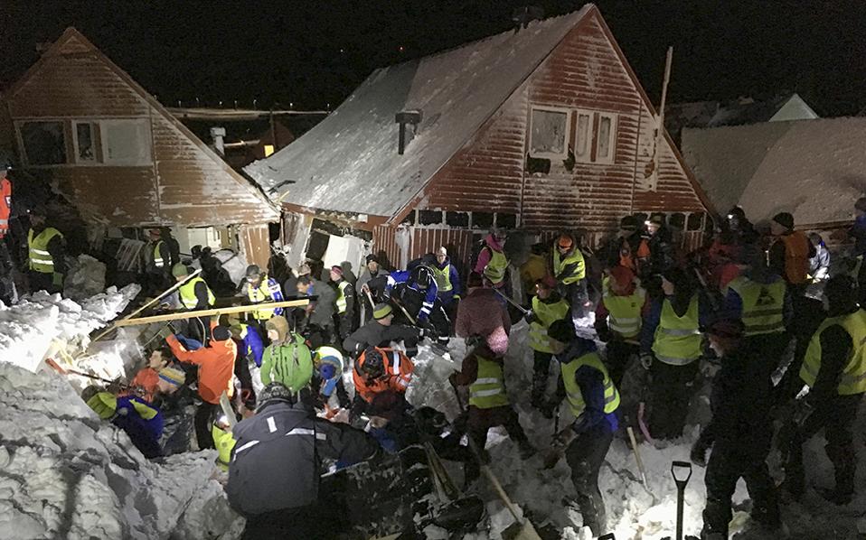 Ένας νεκρός από τη χιονοστιβάδα στη Νορβηγία