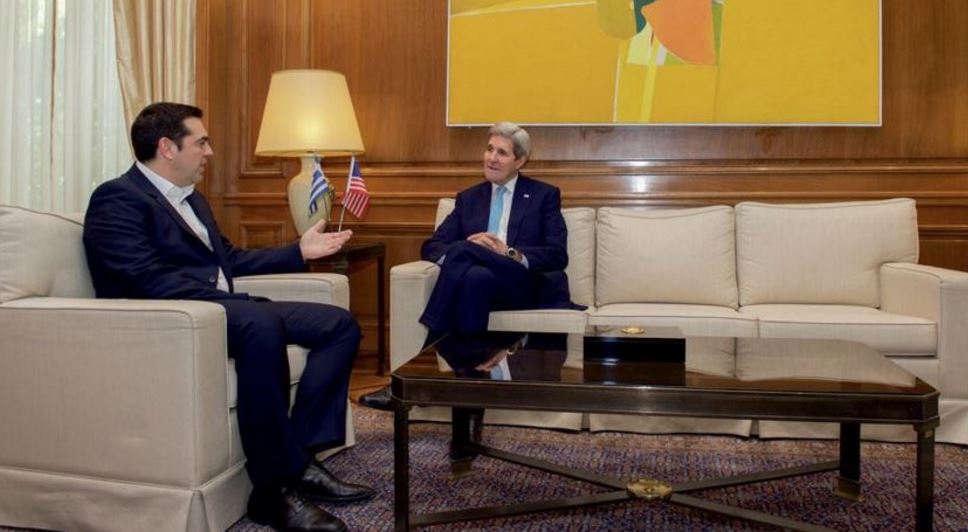 Η ΦΩΤΟ που ανέβασε ο Κέρι στο twitter με τον Τσίπρα