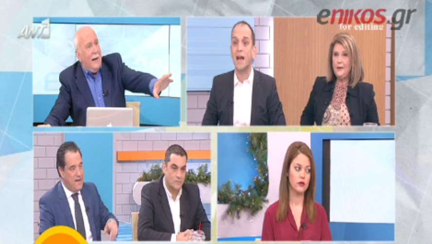 Άγρια κόντρα στον “αέρα” με Άδωνι και Μπάρκα – ΒΙΝΤΕΟ