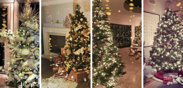 Οι διάσημες από το εξωτερικό και τα χριστουγεννιάτικα δέντρα τους – ΦΩΤΟ