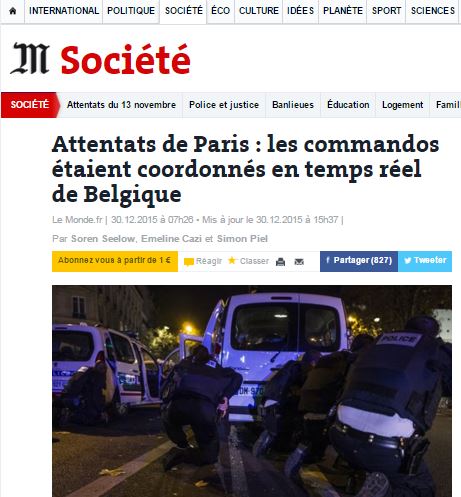 Νέες αποκαλύψεις για το μακελειό στο Παρίσι – Πως συντόνισαν την επίθεση
