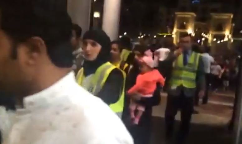 Η στιγμή της εκκένωσης του ξενοδοχείου στο Ντουμπάι – BINTEO