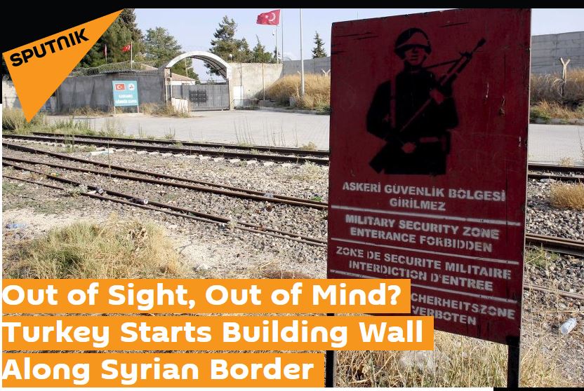 Η Τουρκία υψώνει τείχος στα σύνορα με τη Συρία