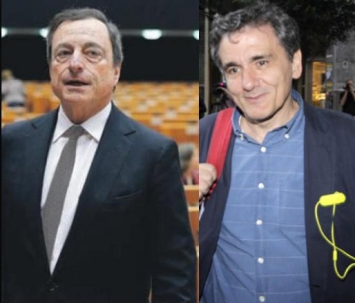 Τσακαλώτος – Ντράγκι: Συζήτησαν τις προϋποθέσεις για την άρση των capital controls