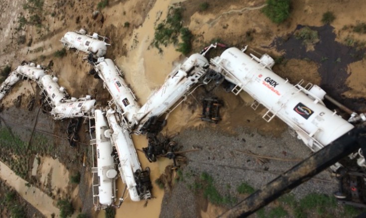 Τρένο με χημικά εκτροχιάστικε στην Αυστραλία