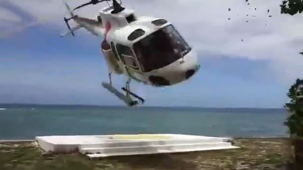 Εφιάλτης το εξωτικό ταξίδι στα Φίτζι για τους επιβάτες του ελικοπτέρου – ΒΙΝΤΕΟ