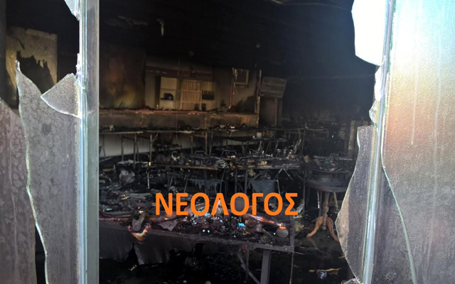 Σοβαρές οι ζημιές από τη φωτιά στο δημαρχείο Παλλήνης