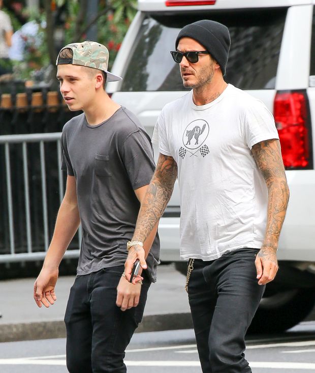 Η φάρσα του Μπέκαμ junior στον πατέρα του – ΦΩΤΟ