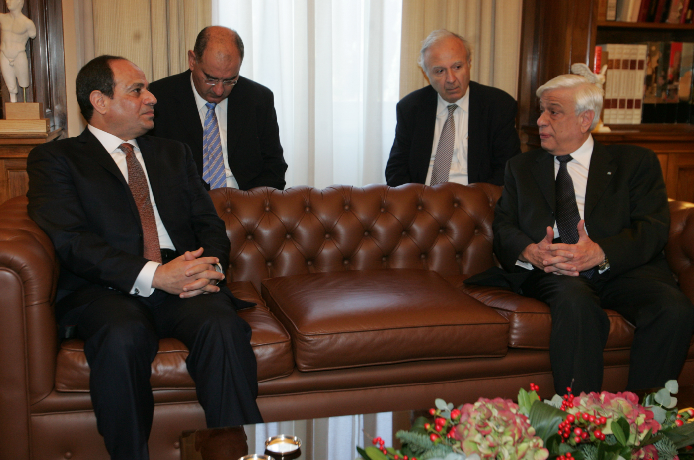 Παυλόπουλος: Υποδειγματική η συνεργασία Ελλάδας-Αιγύπτου-Κύπρου στην οριοθέτηση της ΑΟΖ