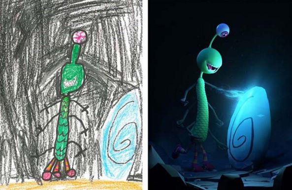 Καλλιτέχνες δίνουν… ζωή σε παιδικές ζωγραφιές – ΦΩΤΟ