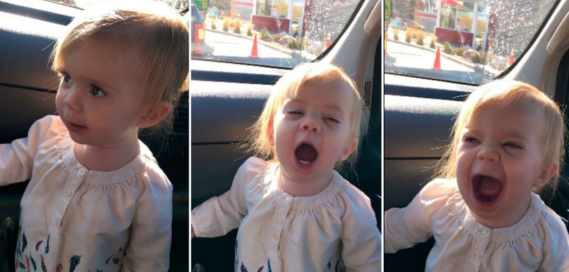 H ξεκαρδιστική αντίδραση μιας μικρούλας όταν ακούει το “Hello” – BINTEO