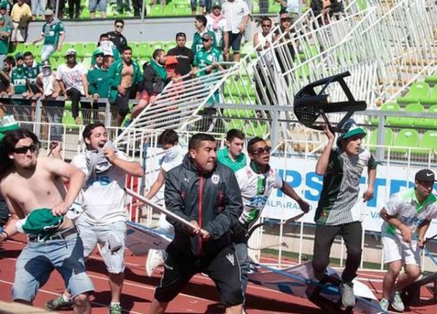 Επεισόδια σε αγώνα ποδοσφαίρου στη Χιλή – ΒΙΝΤΕΟ