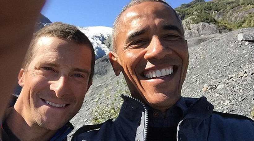 Ο Ομπάμα τρώει αποφάγια ζώου στην Αλάσκα – ΦΩΤΟ – ΒΙΝΤΕΟ