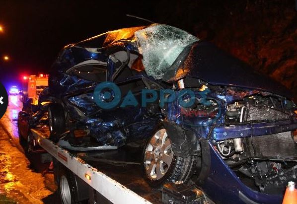 Θανατηφόρο τροχαίο με 2 νεκρούς στην Ε.Ο Καλαμάτας – Αθήνας – ΦΩΤΟ – ΒΙΝΤΕΟ