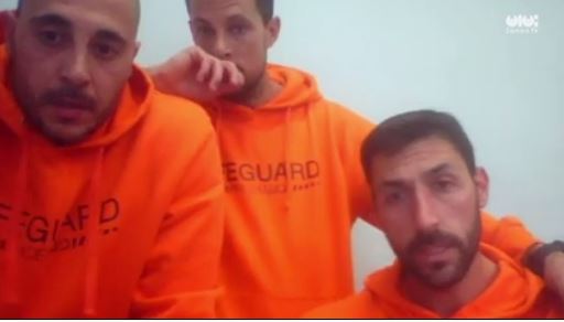 Το βίντεο που ανέβασε στο Facebook η ΜΚΟ για τους συλληφθέντες