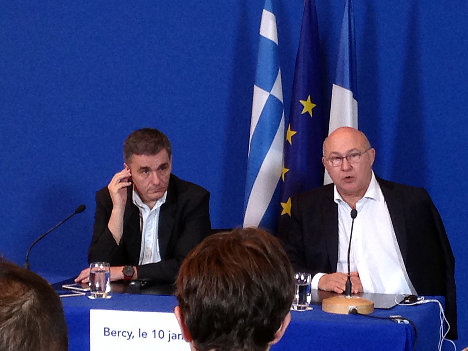 Συνάντηση Τσακαλώτου-Σαπέν -Τι δήλωσαν στη συνέντευξη Τύπου