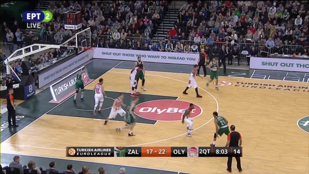 Ζαλγκίρις – Ολυμπιακός 33-27 (ΗΜ.)