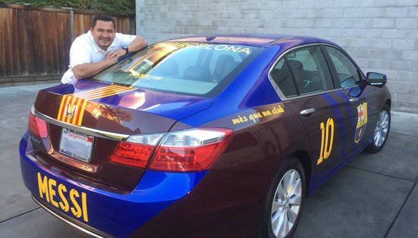 Ο Μέσι έγινε… αυτοκίνητο – ΦΩΤΟ