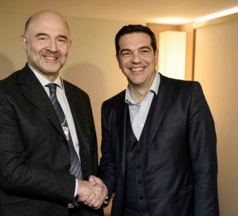 Τι συζήτησε ο Τσίπρας με τον Μοσκοβισί στο Νταβός – ΦΩΤΟ