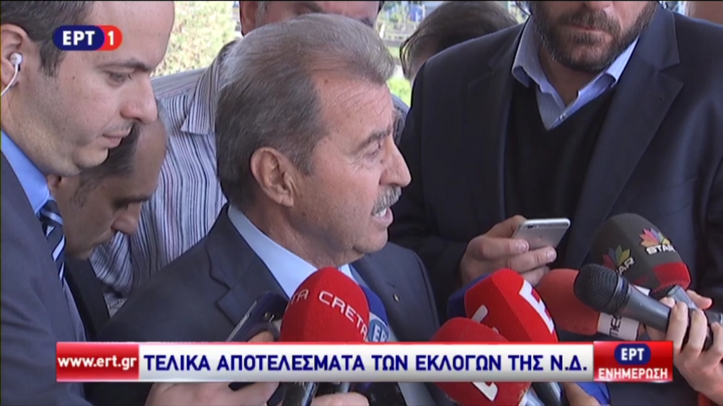 Τα τελικά αποτελέσματα στη ΝΔ – Μητσοτάκης 52,43% – Μεϊμαράκης 47,57% – ΒΙΝΤΕΟ