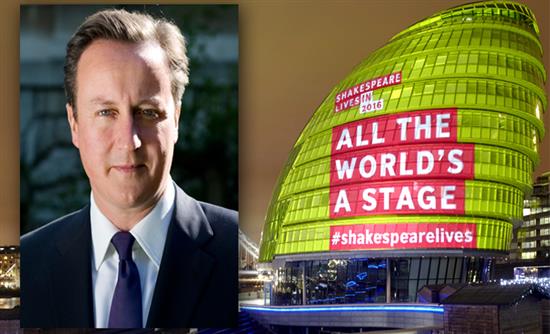 Άρθρο του Βρετανού πρωθυπουργού Ντέηβιντ Κάμερον για το έτος Σαίξπηρ