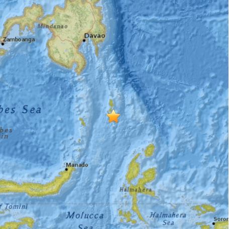 Σεισμός 6,9 Ρίχτερ ανοικτά των νήσων Μολούκες της Ινδονησίας