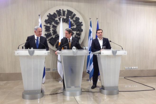 Η διακήρυξη μεταξύ Κύπρου-Ελλάδας-Ισραήλ – ΦΩΤΟ