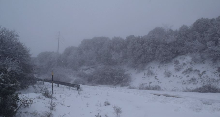 Το χιόνι… σκέπασε τη Μυτιλήνη – ΦΩΤΟ