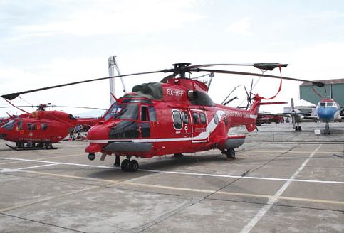 Αεροδιακομιδή ασθενών με ελικόπτερο της Πυροσβεστικής