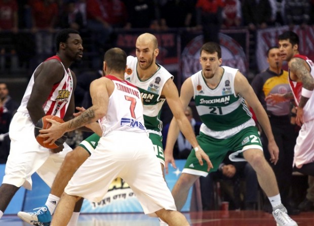 Ολυμπιακός – Παναθηναϊκός 66-54 (30′)