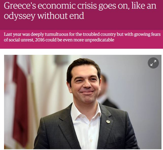 Guardian: Οδύσσεια δίχως τέλος η οικονομική κρίση στην Ελλάδα