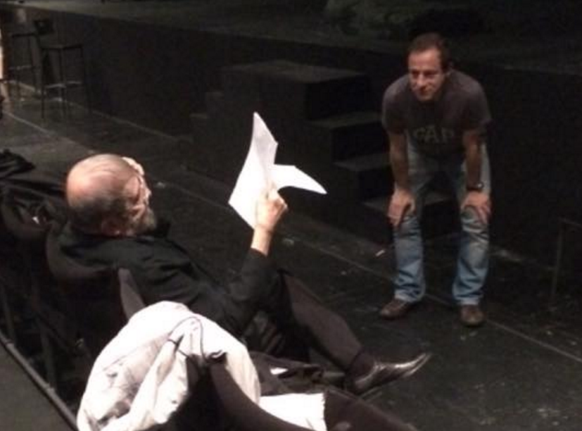 Όταν ο Μηνάς Χατζησάββας έκανε πρόβες με τον Λιγνάδη – ΦΩΤΟ