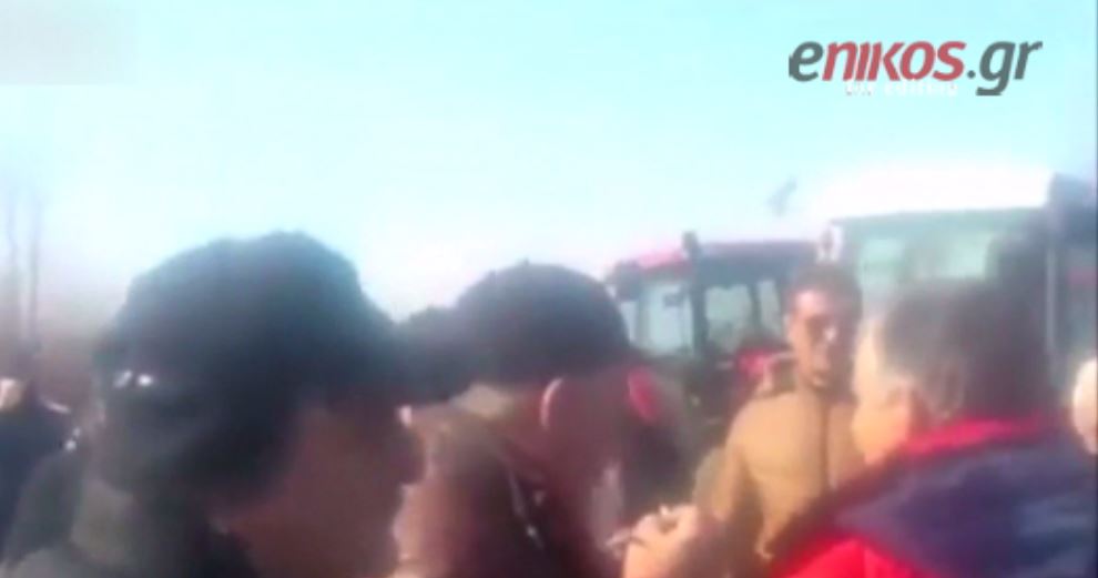 Τα “γαλλικά” των αγροτών σε βουλευτή του ΣΥΡΙΖΑ – ΒΙΝΤΕΟ