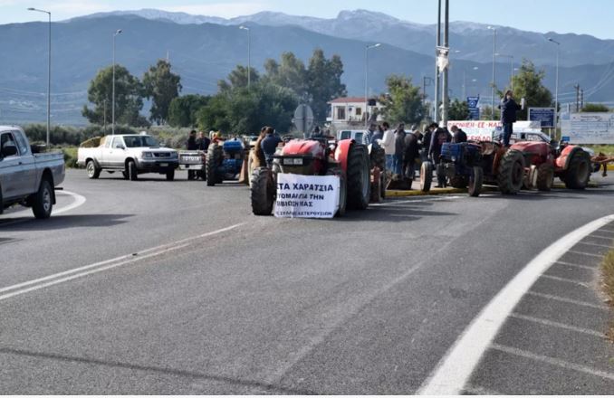 Οι κινητοποιήσεις των αγροτών στην Κρήτη – ΒΙΝΤΕΟ