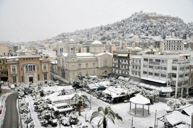 Κλειστά τα σχολεία στη Φθιώτιδα λόγω χιονιού
