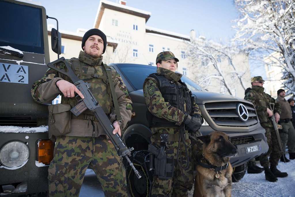 Υπό δρακόντεια μέτρα ασφαλείας το Παγκόσμιο Οικονομικό Φόρουμ στο Νταβός – ΦΩΤΟ