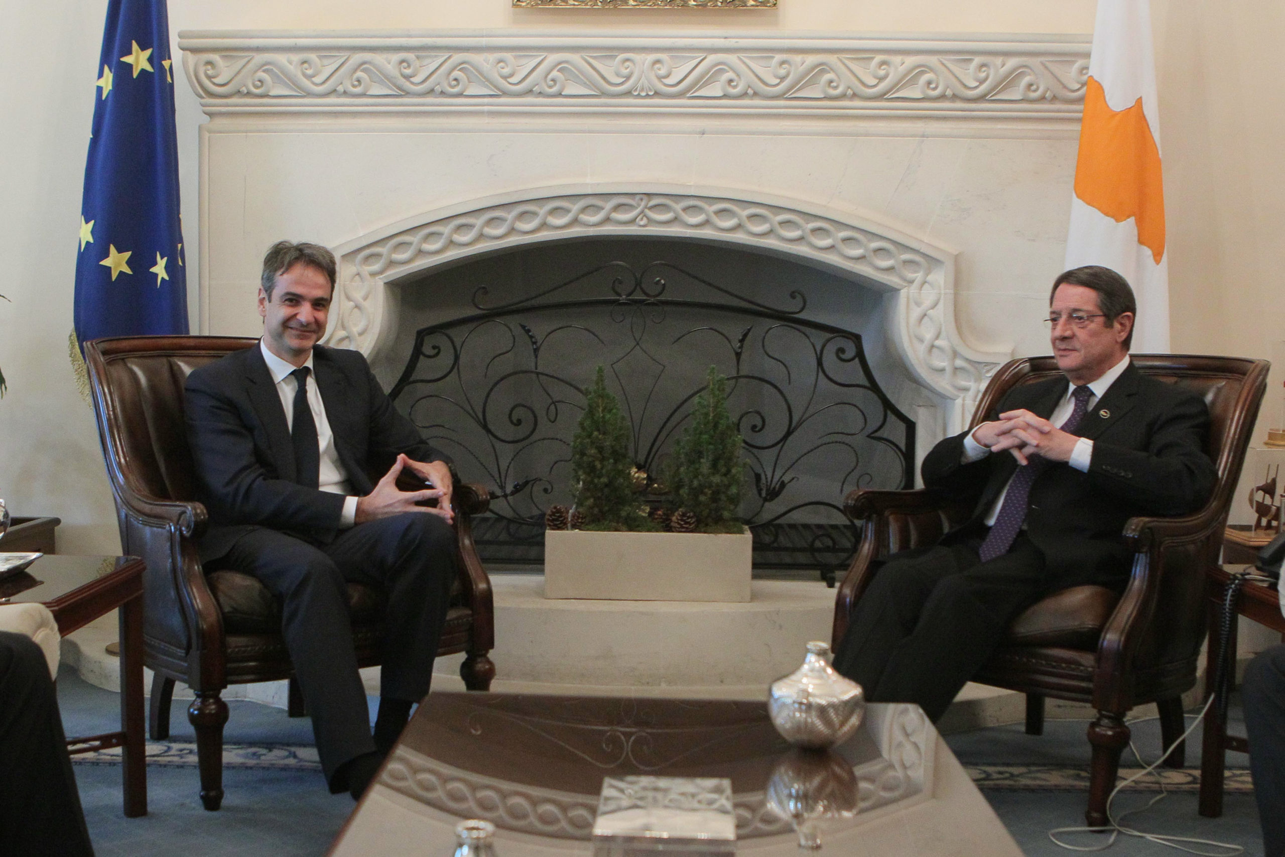 Τι συζήτησαν Μητσοτάκης-Αναστασιάδης – ΦΩΤΟ