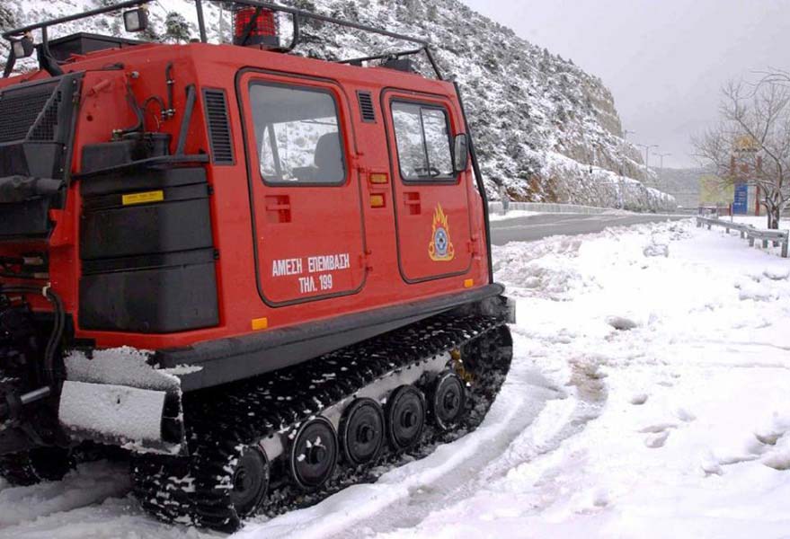 Αίσιο τέλος στον απεγκλωβισμό ζευγαριού από τον χιονιά – Κάλεσαν στο 112